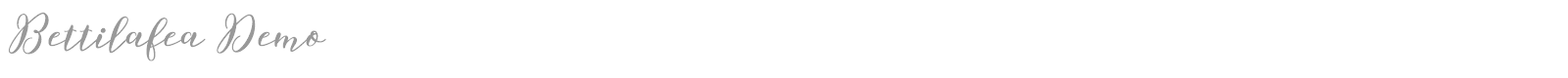 Bettilafea font preview
